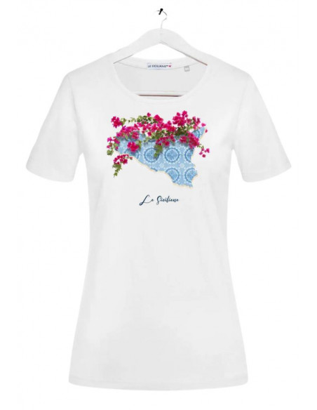 T-shirt “Bouganville Island” Le Siciliane