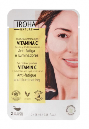 IROHA-Patch occhi Vitamina C illuminanti e anti-fatica, 2 pz