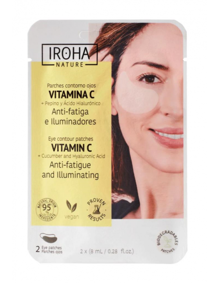 IROHA-Patch occhi Vitamina C illuminanti e anti-fatica, 2 pz