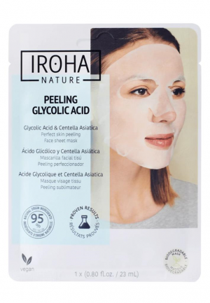 IROHA MASCHERA IN TESSUTO PEELING ACIDO GLICOLICO