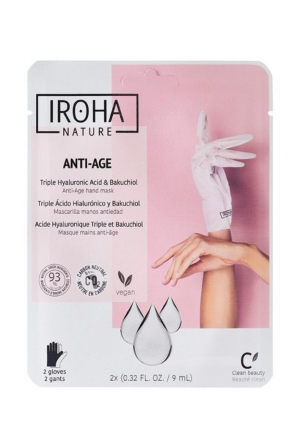 IROHA-Maschera antietà con triplo acido ialuronico, Bakuchiol e Niacin
