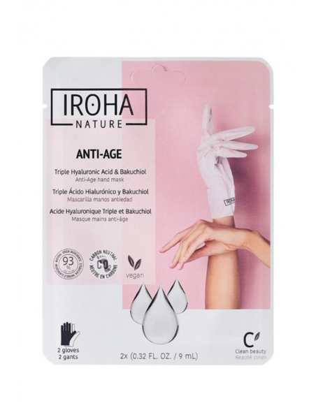 IROHA-Maschera antietà con triplo acido ialuronico, Bakuchiol e Niacin