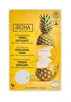 IROHA TONICO ESFOLIANTE dischetti pre-imbevuti