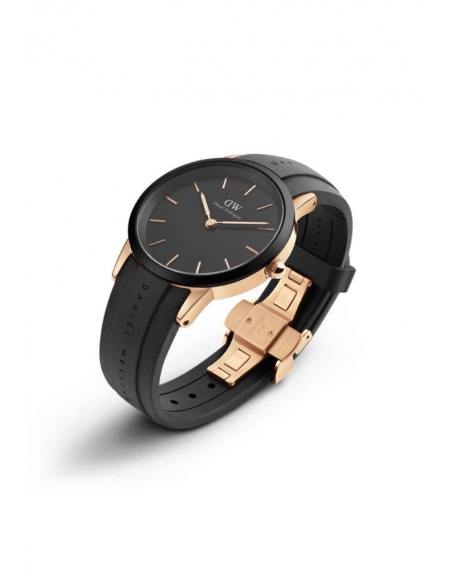 Orologio da uomo solo tempo nero Daniel Wellington Iconic Motion 40mm