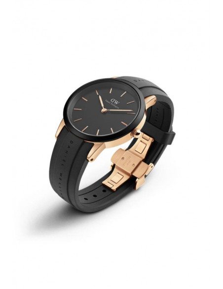 Orologio da uomo solo tempo nero Daniel Wellington Iconic Motion 40mm