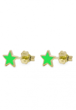 ORECCHINI LOBO STELLA SMALTO COLORATO RUE DES MILLE