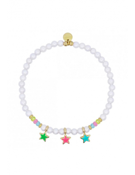Bracciale catena da donna Rue Des Mille ColorFun perle