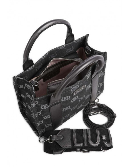 Borsa a mano con logo Liu Jo