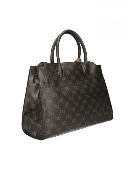 Borsa a mano con logo e foulard Liu Jo