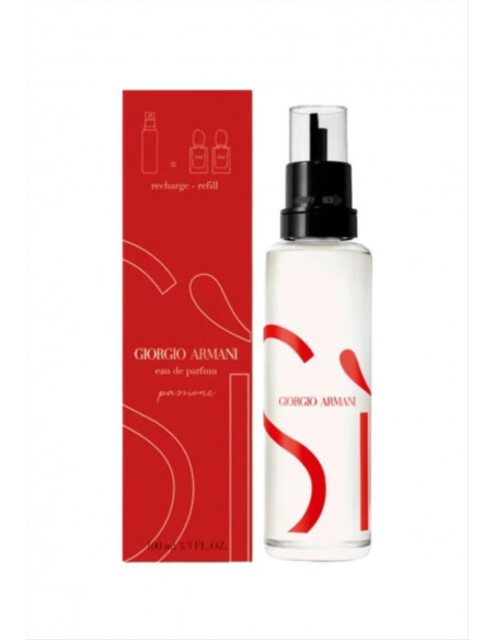 Armani Si Passione Intense Eau de Parfum Intense Ricaricabile 100 ml