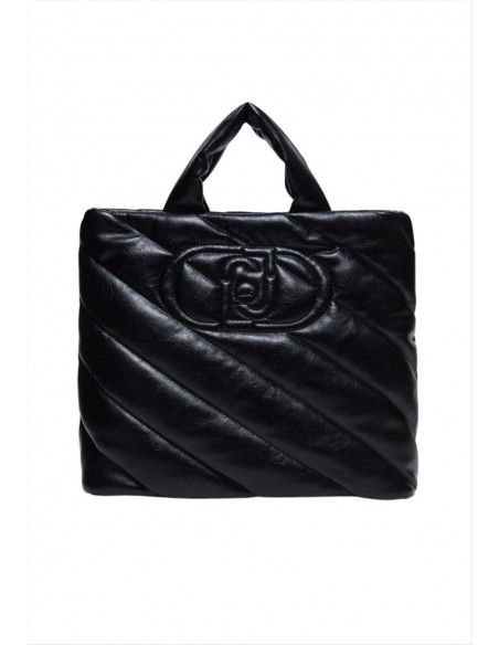 Shopping bag glossy matelassé Liu Jo
