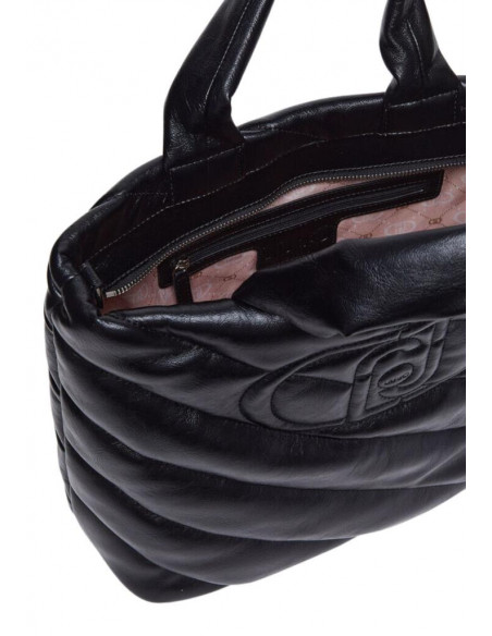 Shopping bag glossy matelassé Liu Jo