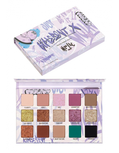 DIFFERENT X - Palette di pigmenti pressati MULAC