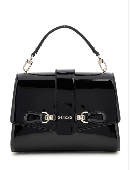 Borsa a mano in vernice Guess