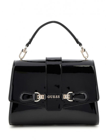 Borsa a mano in vernice Guess