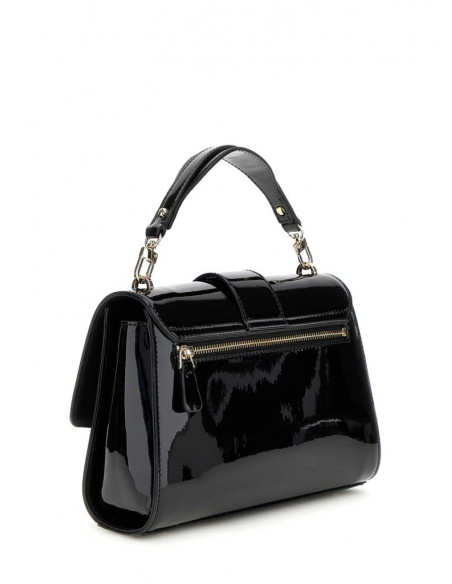 Borsa a mano in vernice Guess