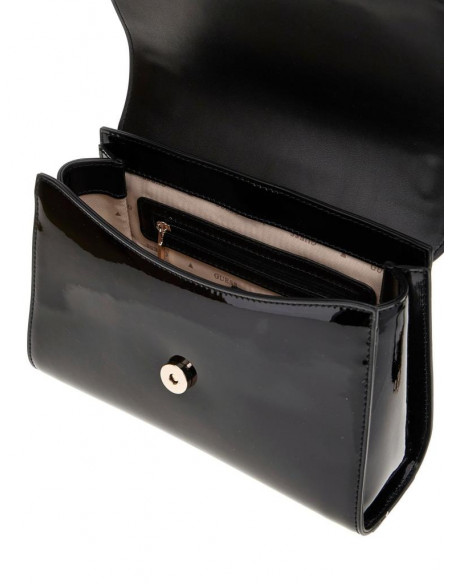 Borsa a mano in vernice Guess