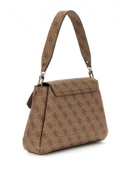 Borsa a spalla con logo Guess