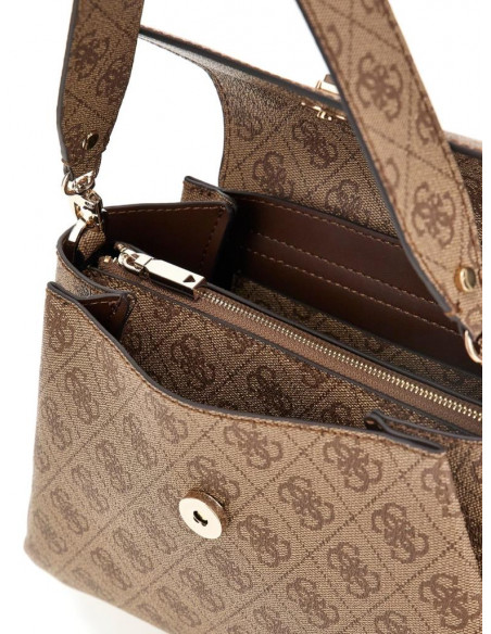 Borsa a spalla con logo Guess