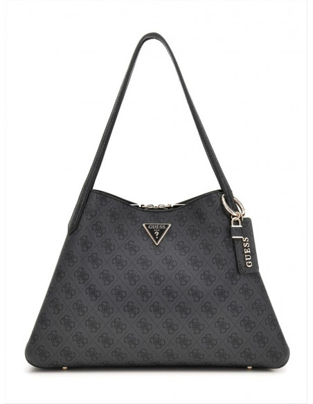 Borsa a spalla con logo Guess
