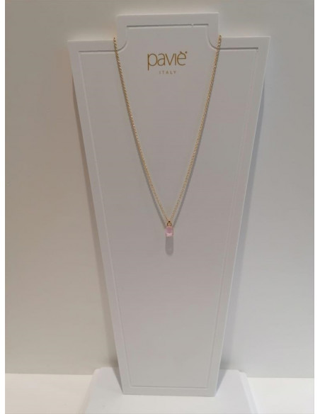 Collana sottile con pietra pendente Paviè CL.23.05D