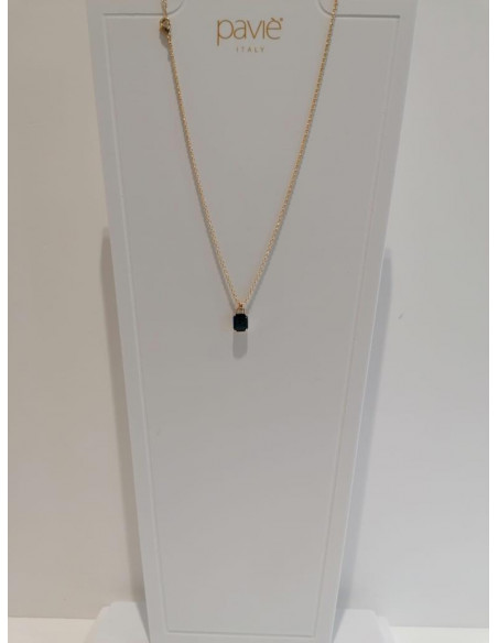 Collana sottile con pietra pendente Paviè CL.23.05D