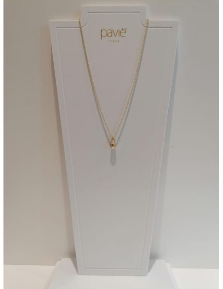 Collana sottile con pietra pendente Paviè CL.23.05D