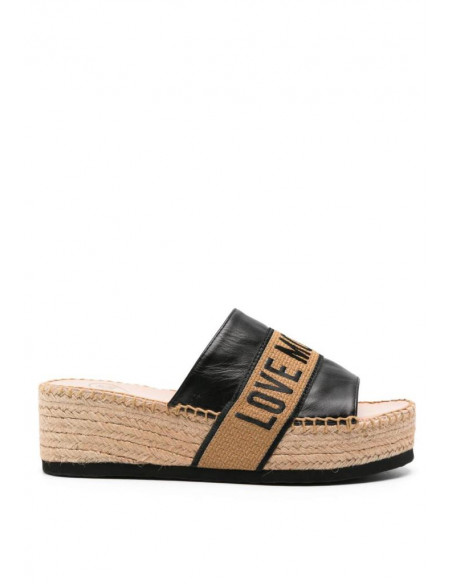 Espadrillas con zeppa Love Moschino JA28286I0IIA0