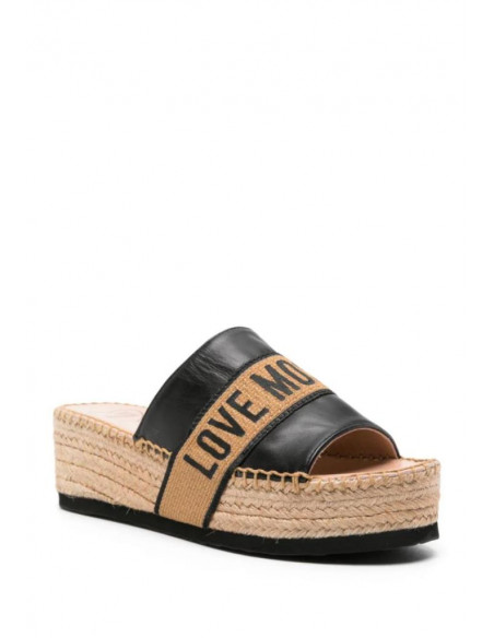 Espadrillas con zeppa Love Moschino JA28286I0IIA0