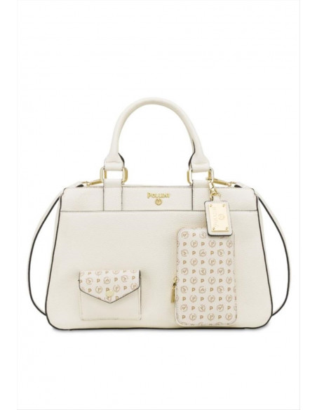 Borsa a mano con charm Pollini