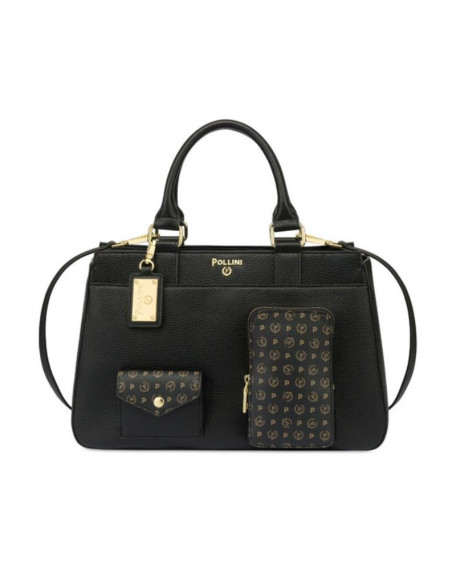 Borsa a mano con charm Pollini