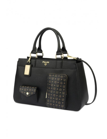 Borsa a mano con charm Pollini