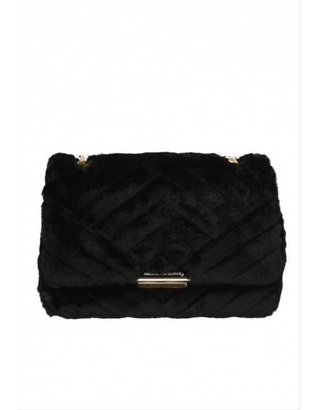 Borsa a spalla in eco-pelliccia Armani Exchange