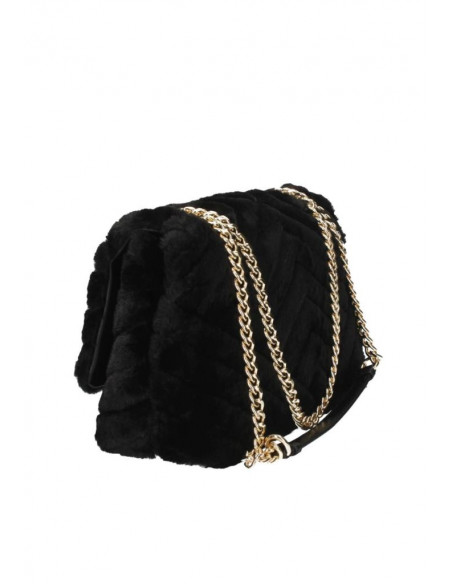 Borsa a spalla in eco-pelliccia Armani Exchange