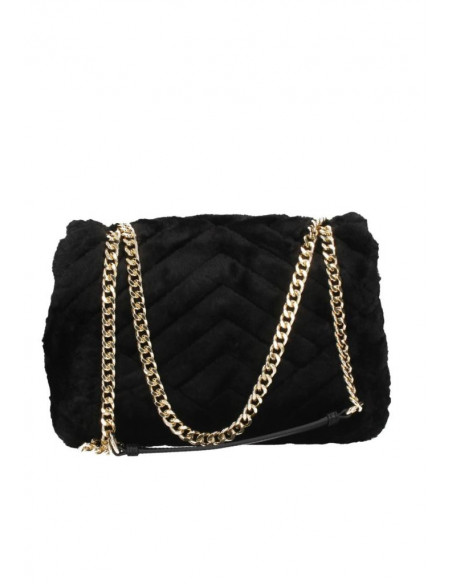 Borsa a spalla in eco-pelliccia Armani Exchange