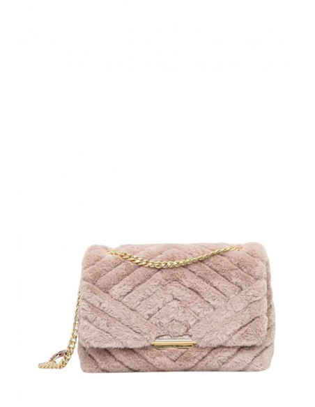 Borsa a spalla in eco-pelliccia Armani Exchange