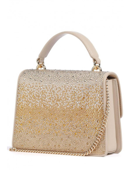 Borsa a mano Love One Mini Strass Pinko