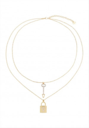 Collana Valentina Ferragni Studio Lock Silver DVF-CO-12