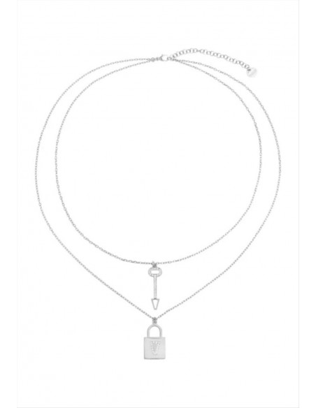 Collana Valentina Ferragni Studio Lock Silver DVF-CO-13