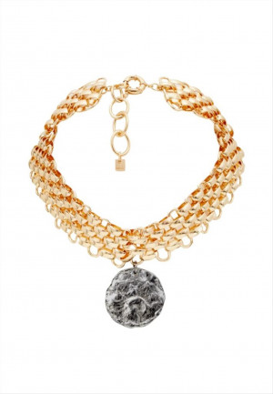 COLLANA GIROCOLLO MAGLIA ORO TONDO SILVER NALI'
