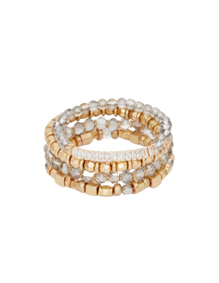 SET BRACCIALI LUXE SMALL SFERE ORO NALI'