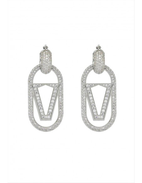 ORECCHINI PENDENTI CARO ZIRCONIA VALENTINA FERRAGNI
