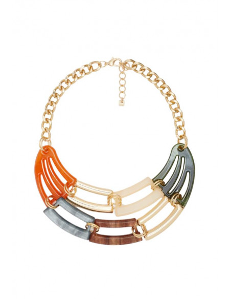 COLLANA ELY GIROCOLLO RESINA MIX NALI'