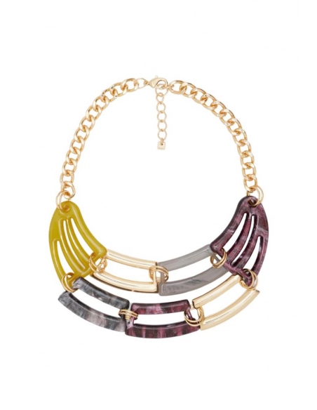 COLLANA ELY GIROCOLLO RESINA MIX NALI'