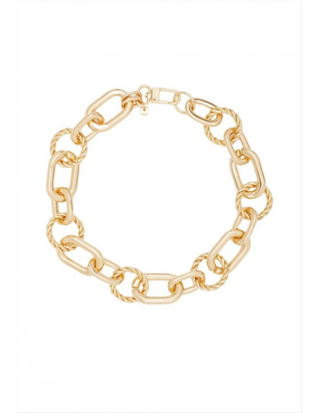 COLLANA MAGLIA INANELLATA ORO NALI'