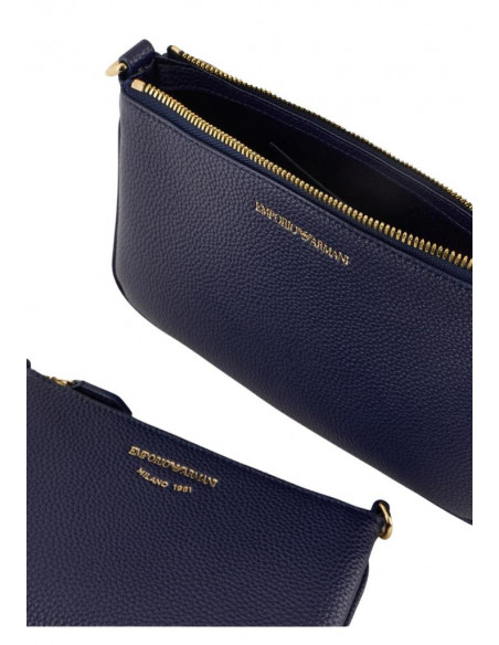 Mini bag doppia con stampa cervo e tracolla Emporio Armani