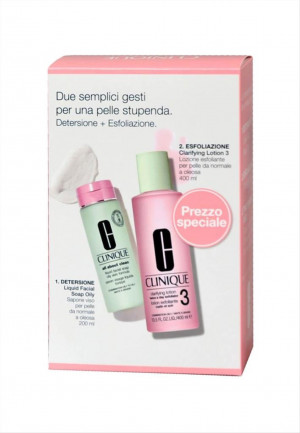 Clinique Kit Clarifyng Lotion 3 400 ml + Liquid Facial Soap 200 ml