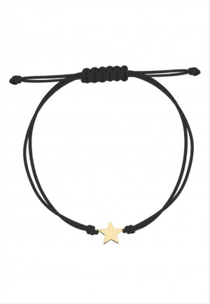Bracciale donna Rue Des Mille Sogni Son Desideri cordino nero stella