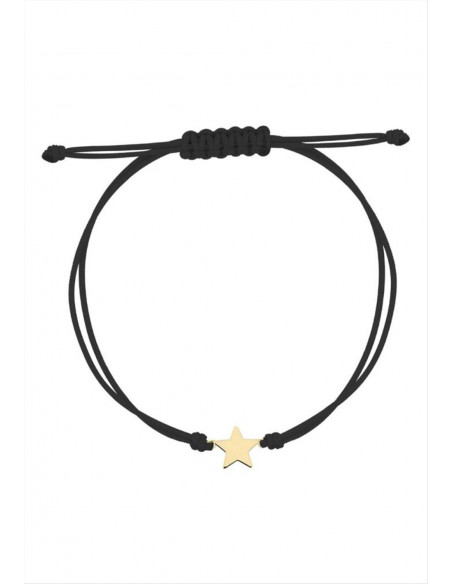 Bracciale donna Rue Des Mille Sogni Son Desideri cordino nero stella