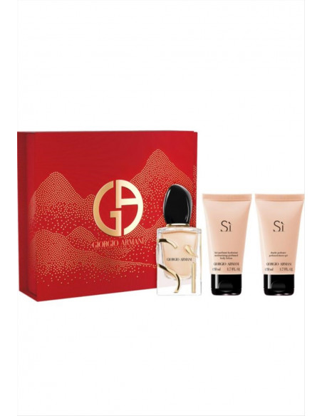 ARMANI SI' DONNA COFANETTO EDP 50 ML + LAIT 50 ML + DOUCHE 50 ML